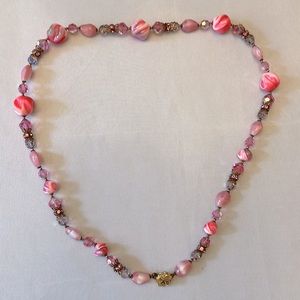Coral Beaded Necklace